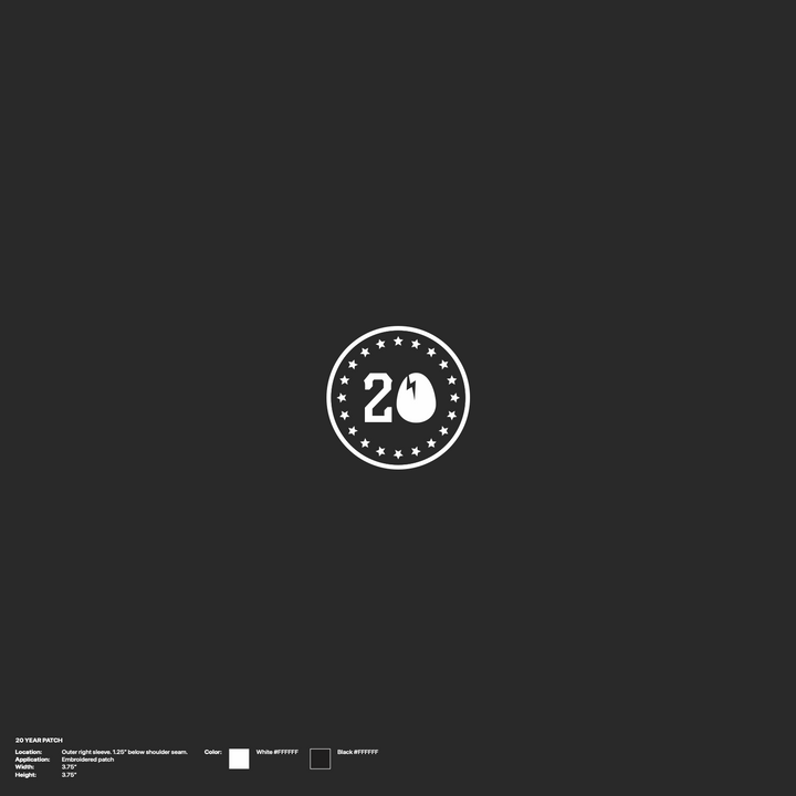 Dirtybird 20th Anniversary Patches