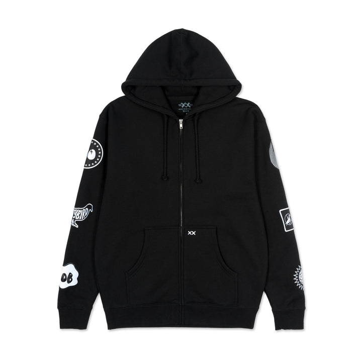 Dirtybird Patch Zip-Up Hoodie