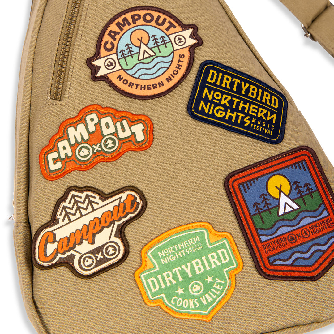 Patched Sling Bag - Dirtybird Campout + Northern Nights 2025