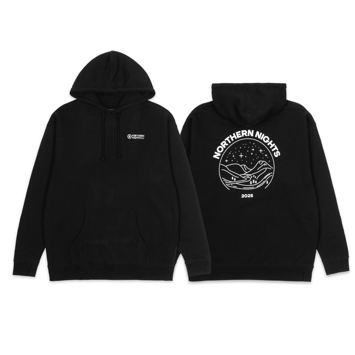 Northern Nights Starry Night Hoodie (Black)