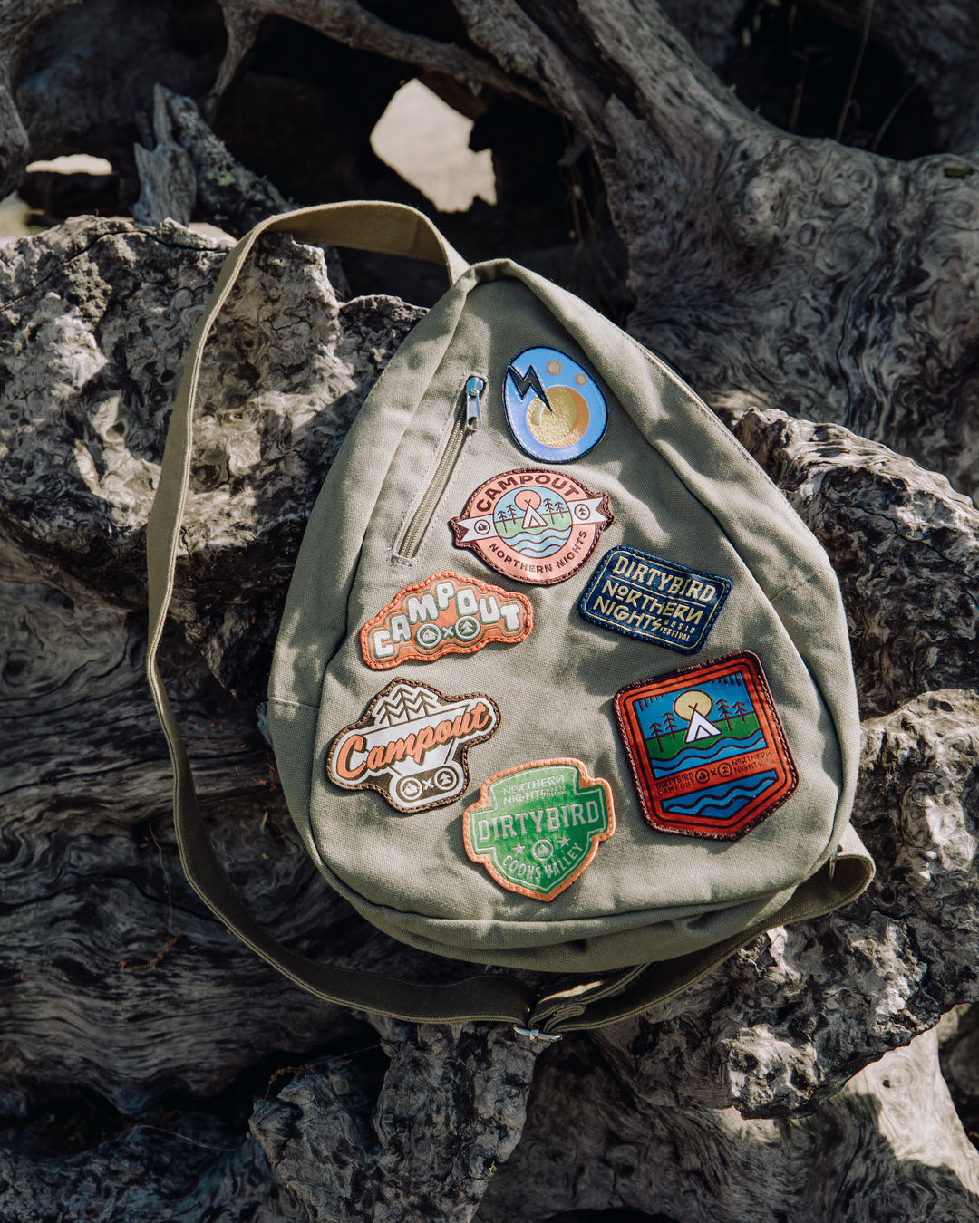 Patched Sling Bag - Dirtybird Campout + Northern Nights 2025