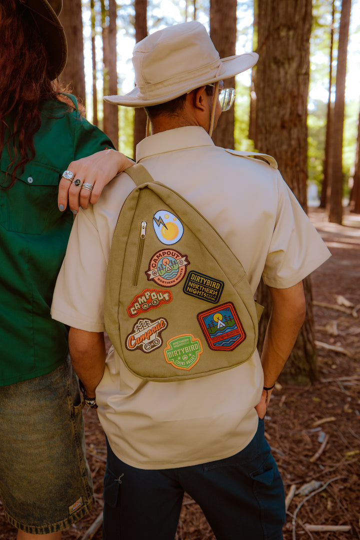Patched Sling Bag - Dirtybird Campout + Northern Nights 2025