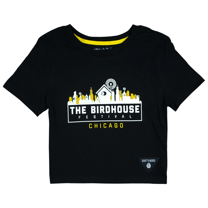 Birdhouse Festival Chicago Women's Cropped T-Shirt