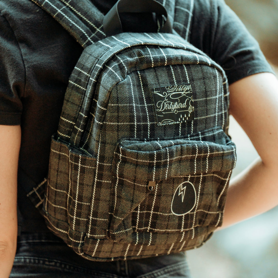Small Flannel Backpack