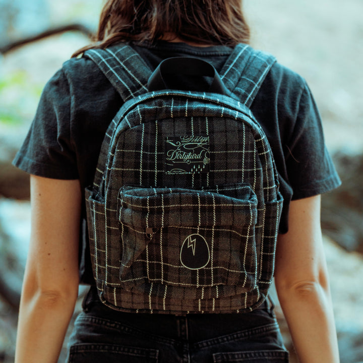 Small Flannel Backpack
