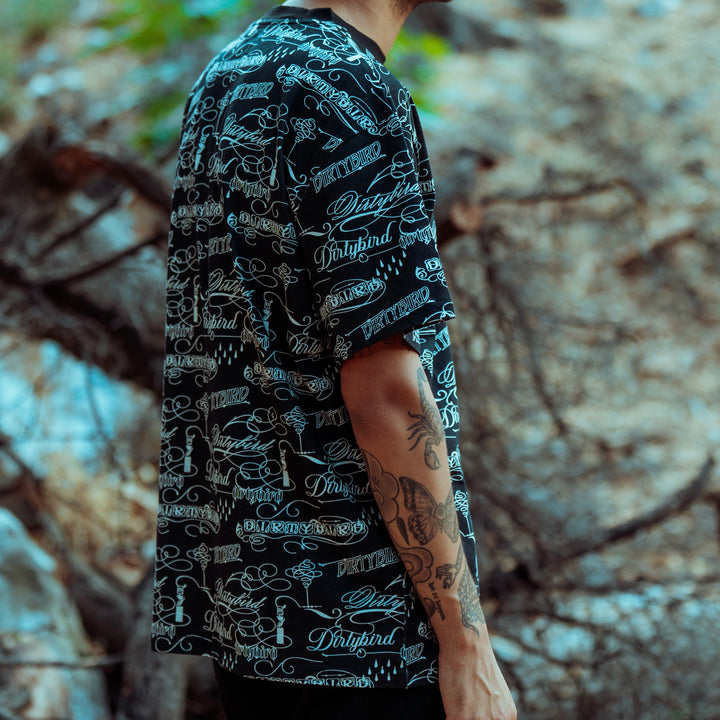 All Over Script T-Shirt