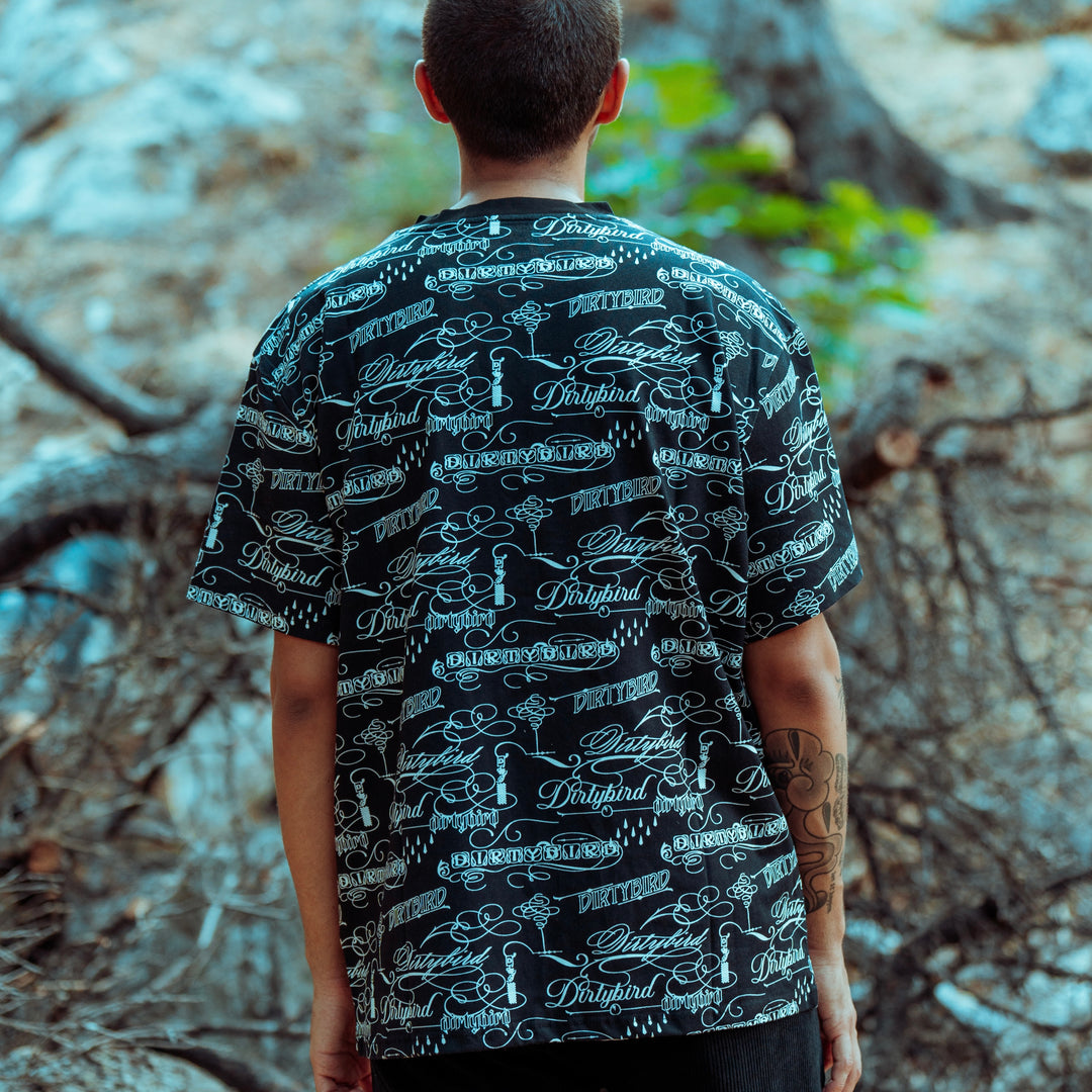 All Over Script T-Shirt