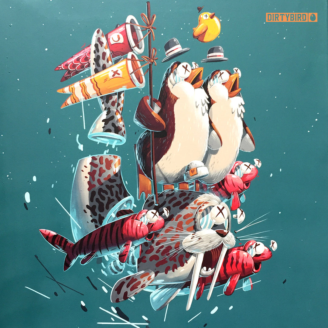 'Penguin Hit Squad' T-Shirt