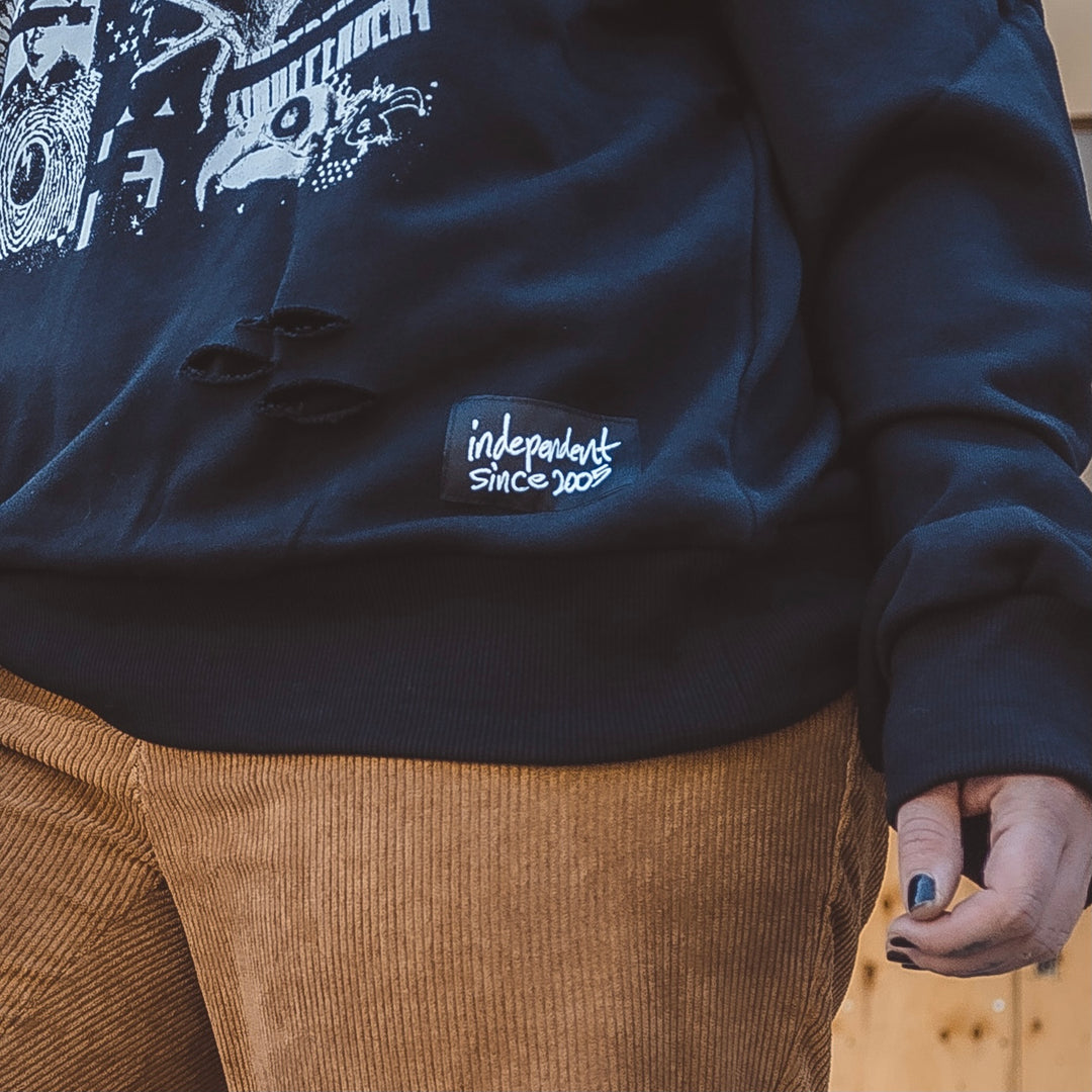 White Label Black Hoodie