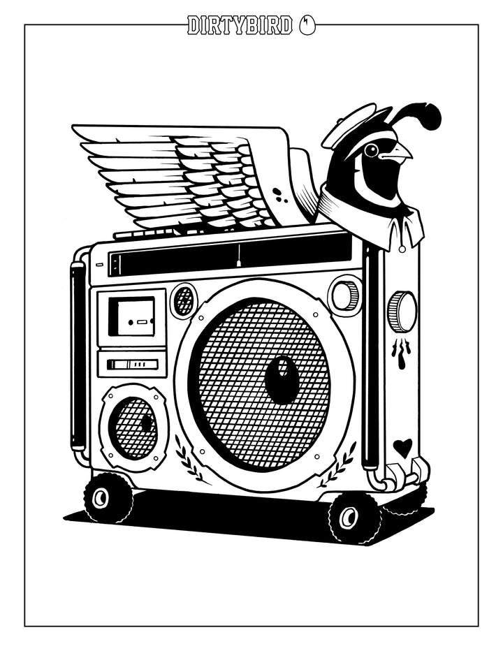Dirtybird Coloring Book