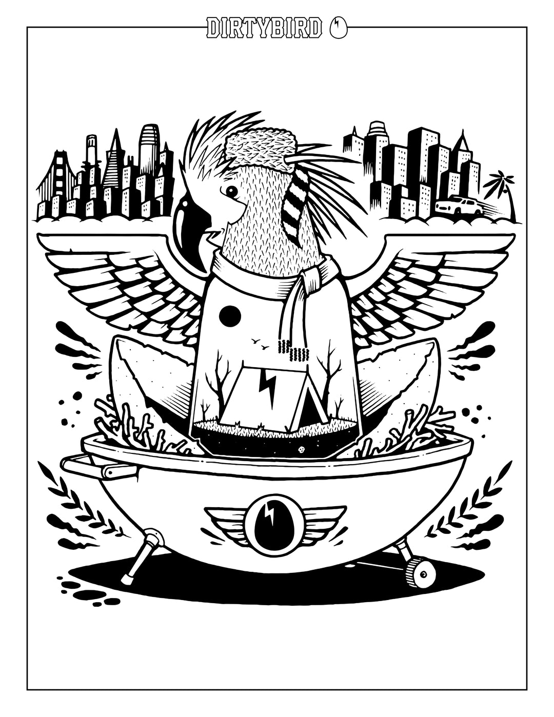 Dirtybird Coloring Book