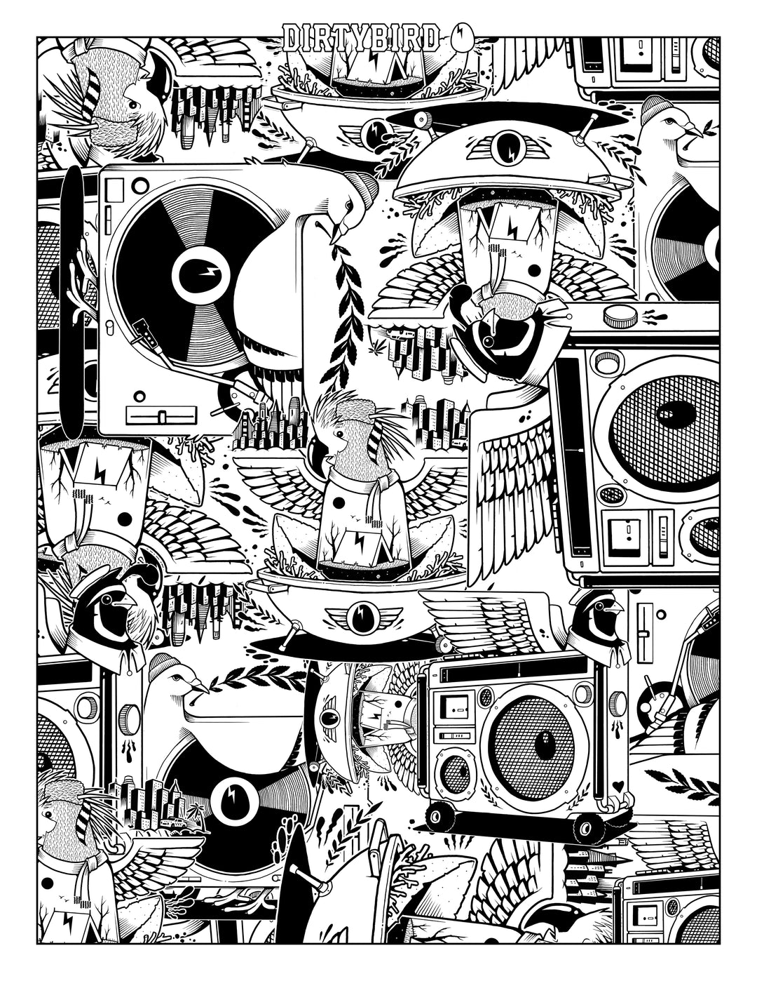 Dirtybird Coloring Book