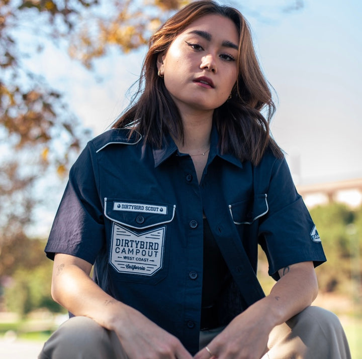 Dirtybird Campout 2021 Navy Camper Shirt
