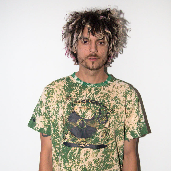Acid Wash 2.0 Green Vinyl T-Shirt